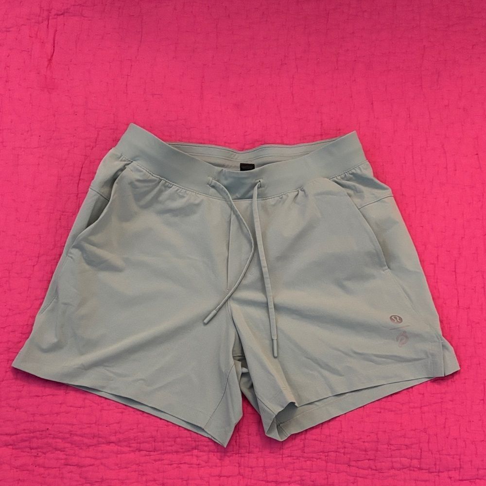 Lululemon Athletica Light blue/tiffany color Athletic Shorts, S